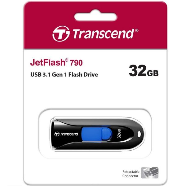 Флешка Transcend JetFlash 790 32Гб черный